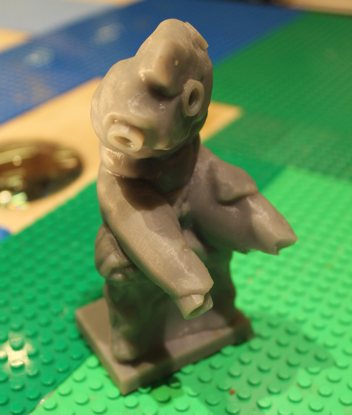 Belvedere Torso, combined with LEGOs